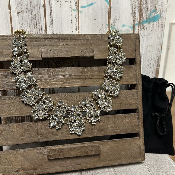 Perry street rocksbox crystal cz clusters chunky chain necklace - Picture 4 of 5